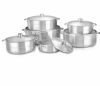 soup stock cooking pot 6 pcs aluminum cookware set
